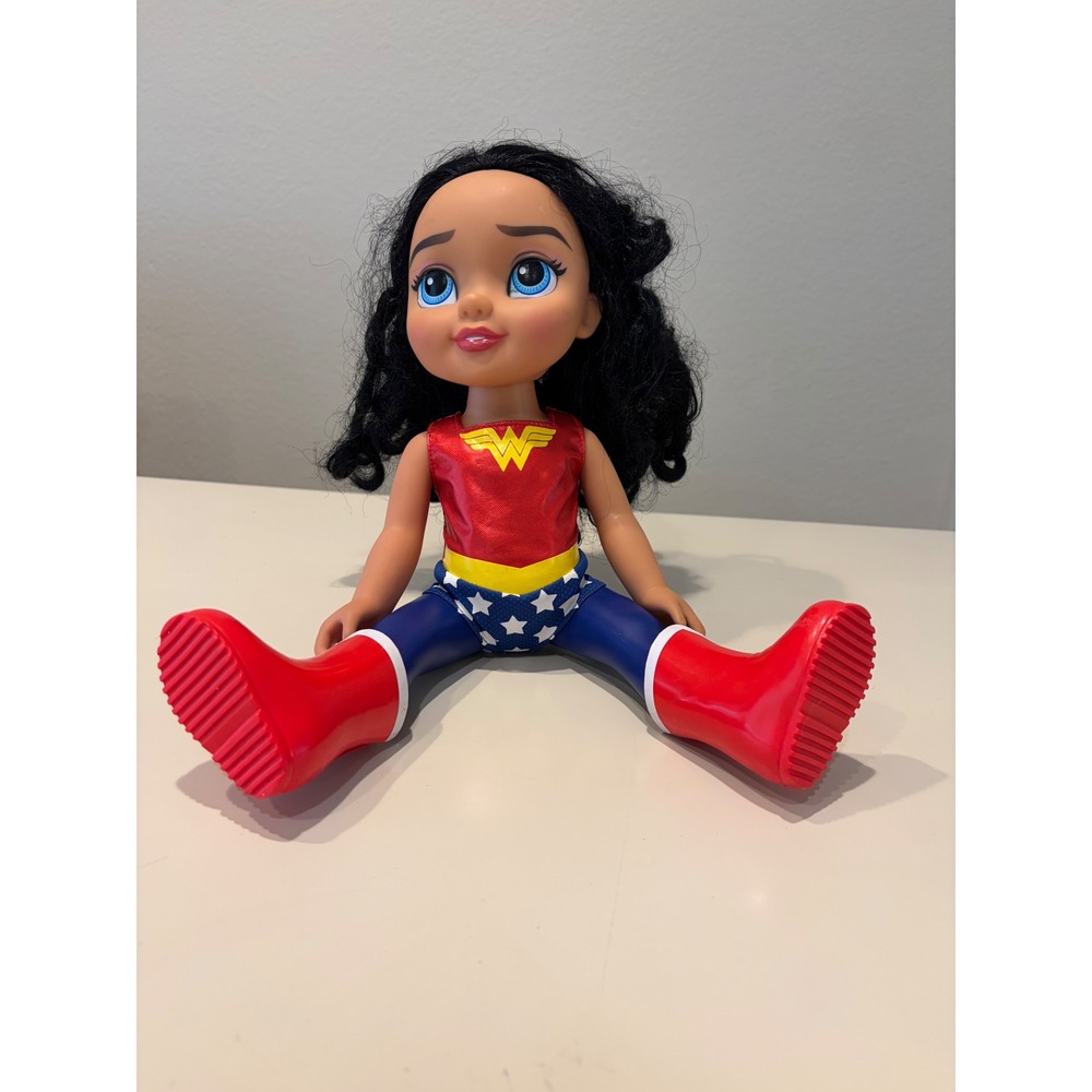 DC Comics Wonder Woman Toddler Doll 14 inch Justice League Superhero Toy Red